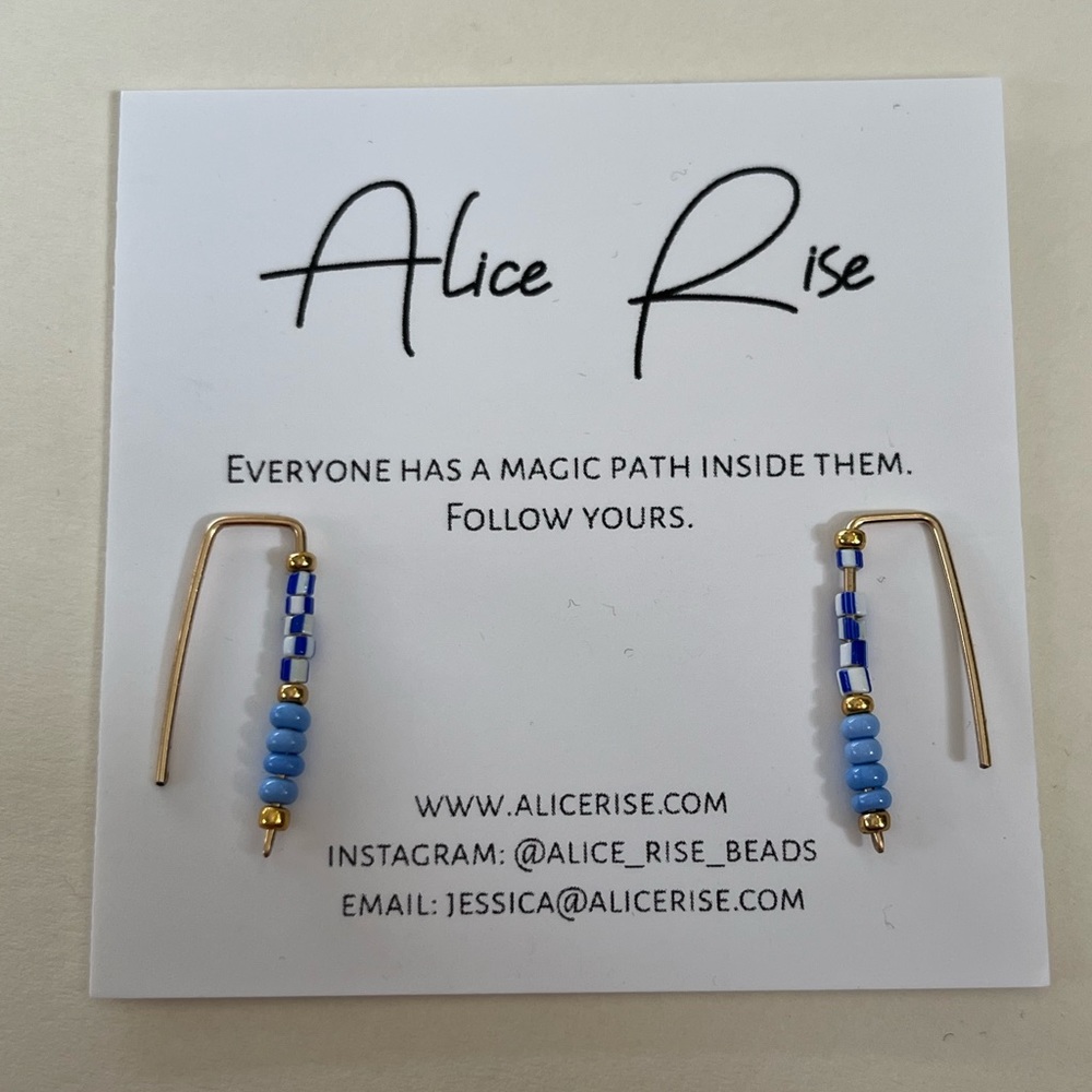 Alice Rise bead earrings